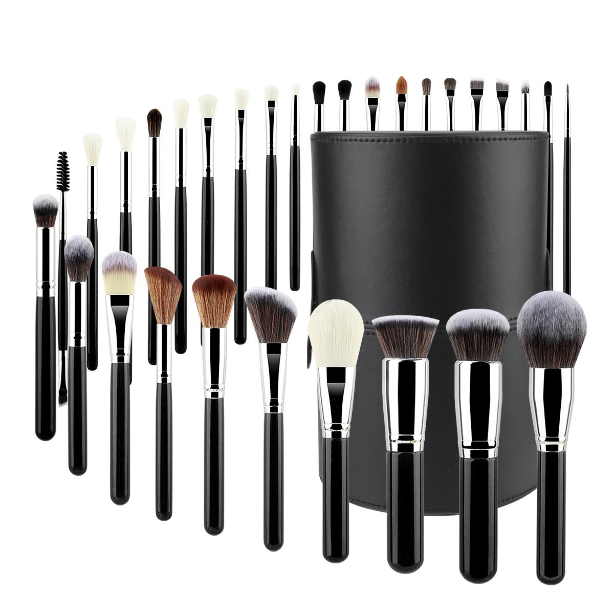 

30pcs Makeup Brushes Set Eye Shadow Brushes Concealer Brushes Animal Hair Loose Powder Blush Makeup Brushes with Bucket