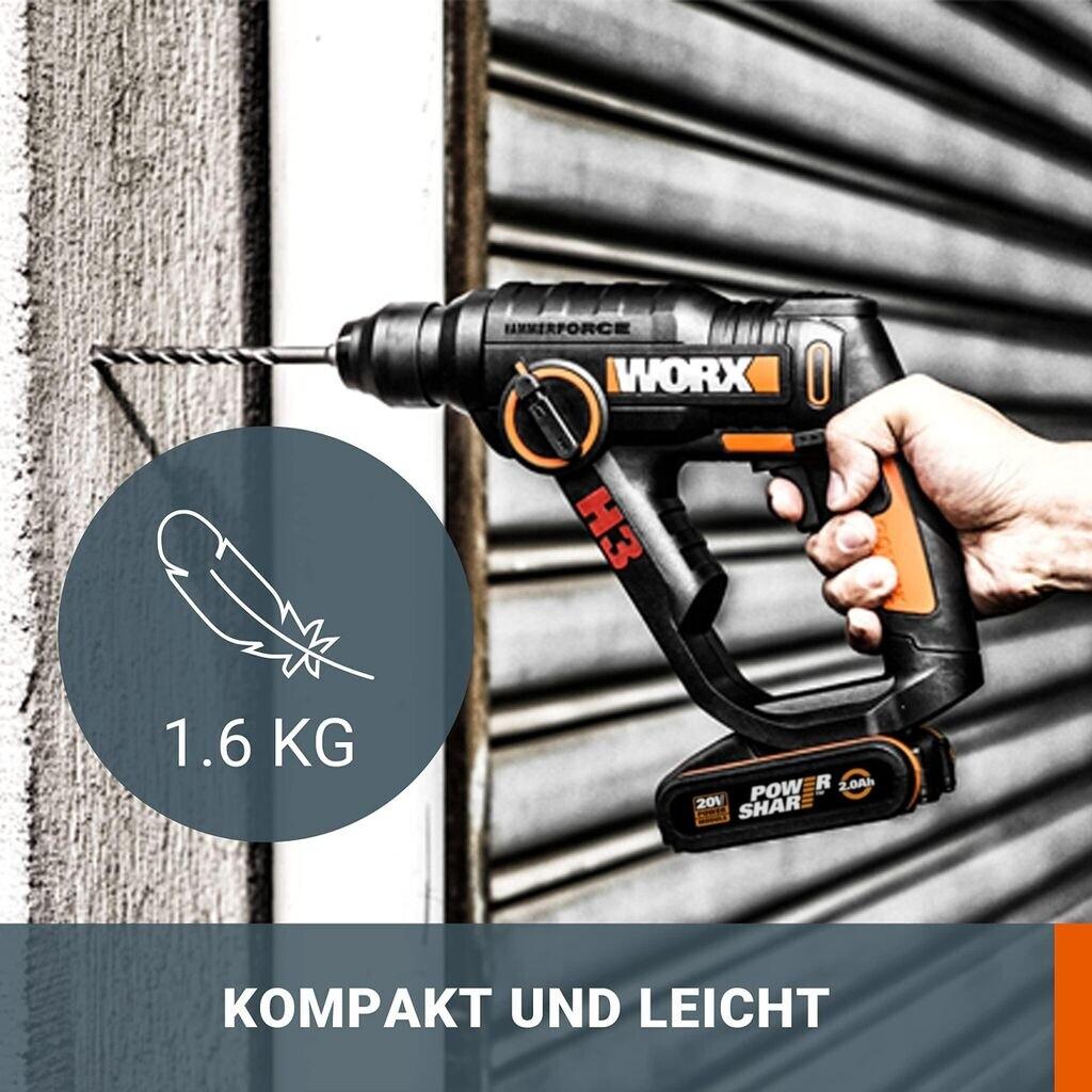 Аккумуляторный перфоратор Worx WX 390.9
