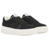 Armani Exchange Round Toe Lace-Up Rhinestone Logo Low-Top Sneakers 3.6cm Women sneakers Black XW002788AF23057UC001