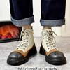 Men's Comfortable Ultra Soft and Breathable Lace-up Sneakers Hip-top Boots