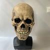 Halloween Latex Mask Skull Mask Horror Decoration Full Head  Helmet Movable Jaw Masque Gifts Party Costume Exorcist Scary Mask