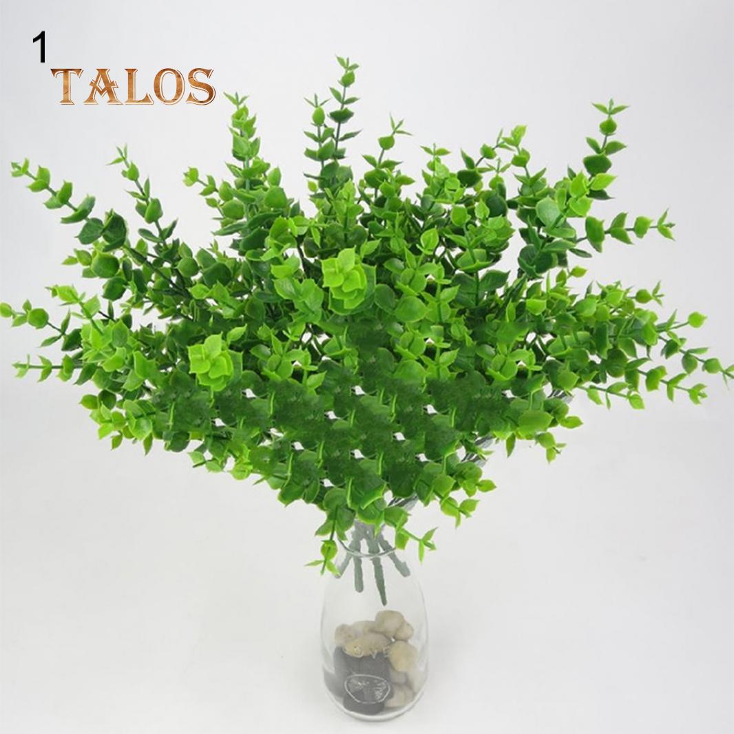 

1 шт. поддельные листья листва куст Крытый Открытый искусственные растения Офис Сад Декор украшения #1