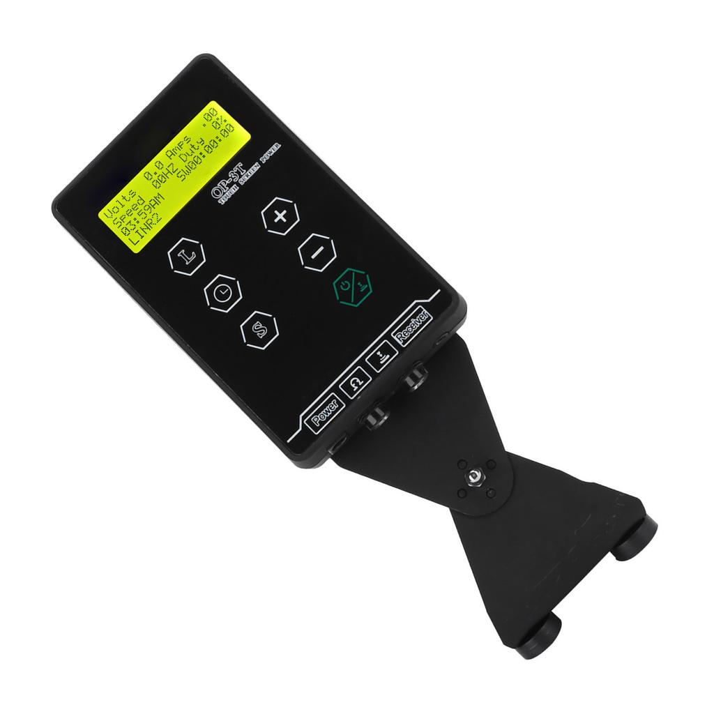 MultiFunctional Tattoo Power Supply Dual Model LCD Display Mini Tattoo Machine Power Supply Black