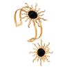 Elegant Sunflower Bracelet & Ring Jewelry Set for Women