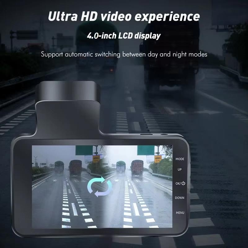 2025 Ny Bil DVR Full HD 1080P Dash Cam Ryggekamera Kjøretøykamera Kjøreopptakere Svart Boks Auto Dashcam Biltilbehør