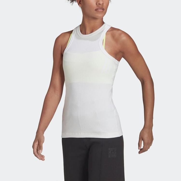 adidas Sleeveless Sports Shirts Women's White Racerback HB1425