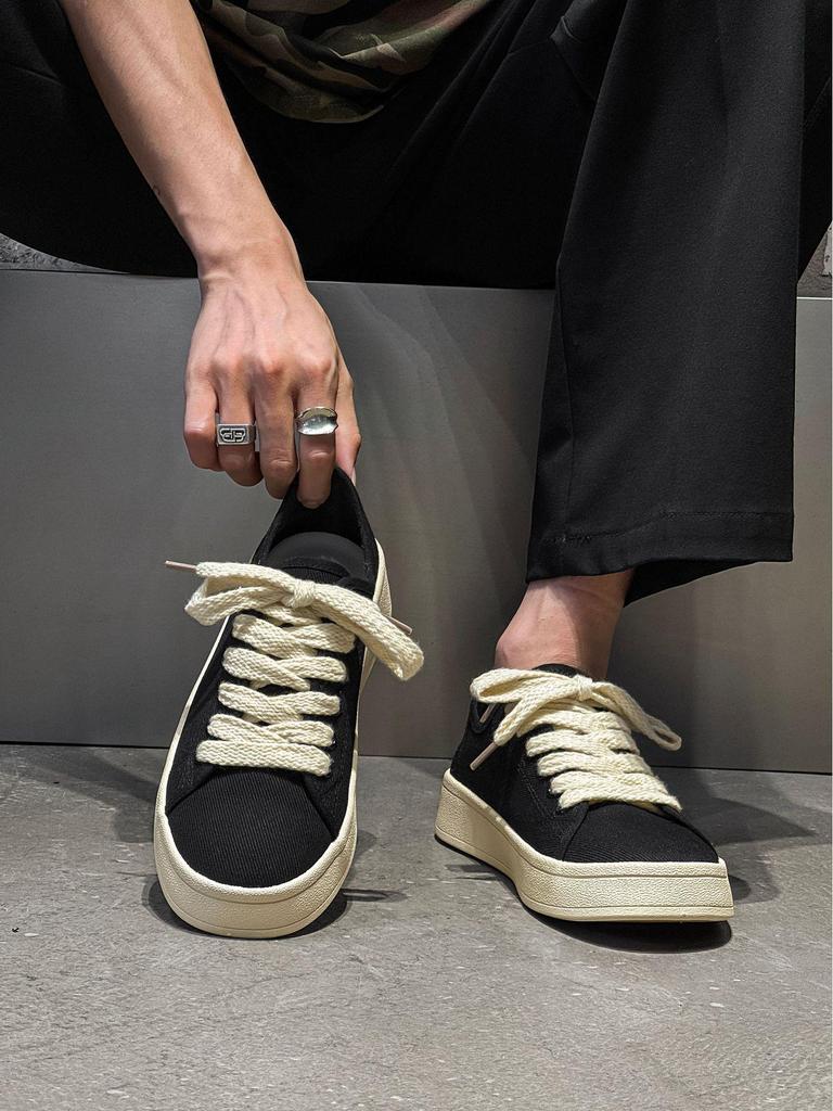 Herren 2025 Retro Schwarze Canvas Schuhe: Atmungsaktiv, Dünn, Vielseitig, Stilvolle Sommer-Freizeitkleidung