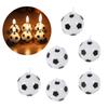 6Pcs Cute Soccer Ball Football Birthday Party Cake Candles Decorations Supplies For Kids