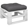 Pallet Cushion Anthracite 60 X 61.5 X 10 Cm Fabric