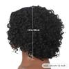 Black African Roll Short Chemical Fiber Synthetic Wig Holiday Party Birthday Party Daily Ware