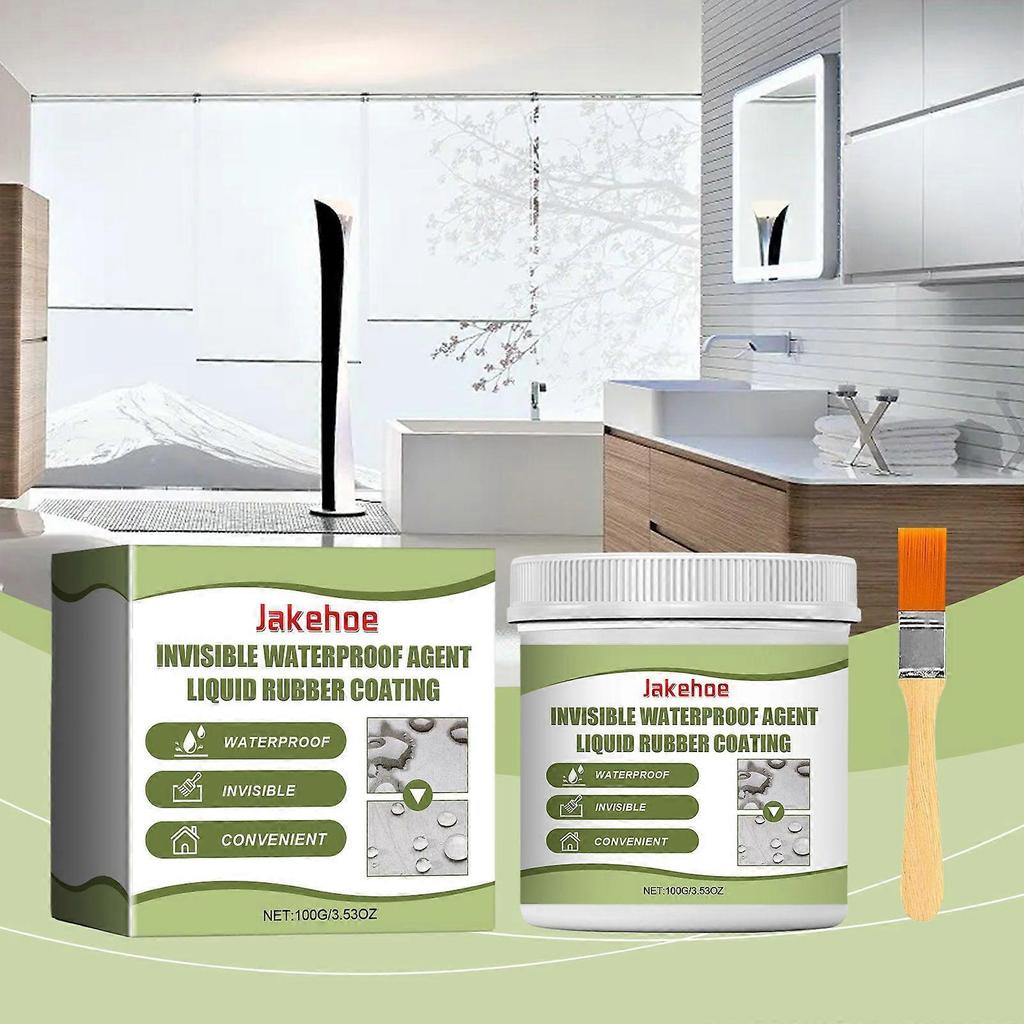 Limited time!!Jakehoe Invisible Waterproof Sealant - Waterproof Invisible Glue For Home Use, No-Tile-Breaking Waterproof Coating