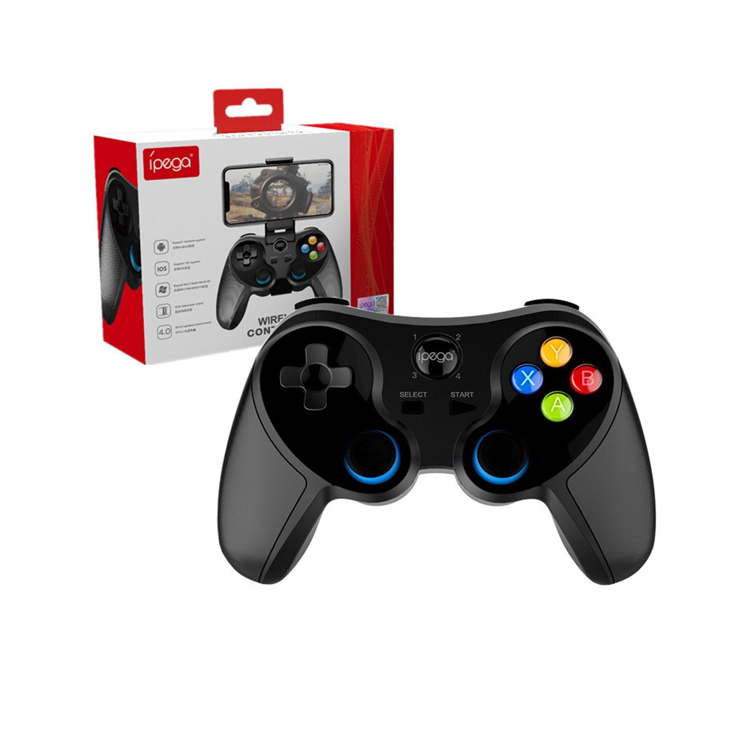 

PG-9157 беспроводной геймпад джойстик игровой контроллер для мобильного телефона 16*11*3.5cm чёрный