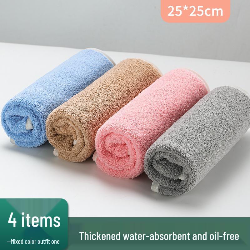Absorbent & Lint-Free Kitchen Dishcloth: Non-Greasy Cleaning Towel for Glass & Tables