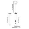 Digital Display Electric Milk Frother Wireless Milk Foam Maker Manual Cream Blender  Baking