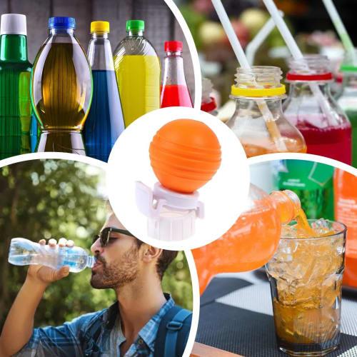 Carbonated Drink Cap, Soda Bottle Cap, Drink Cover Saver, Carbonated Drink Holder, Pourer, Soda Bottle Lid, Leakproof Carbonated Drink Lid, Reusable,