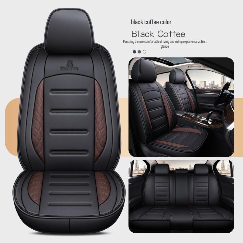 All-Season Universal Leather Car Seat Cushion Cover