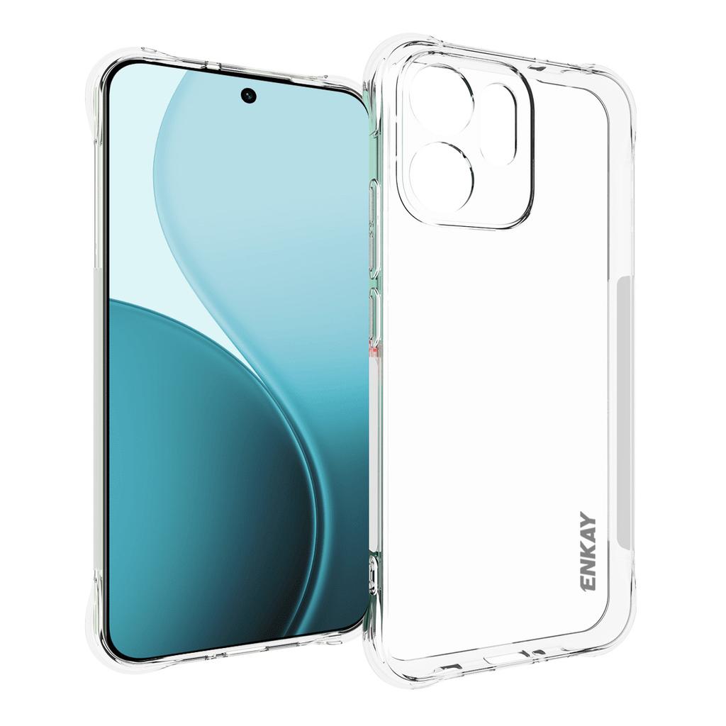 Für Oppo Reno14 5G (Global) Transparente Handyhülle ENKAY HAT PRINCE Stoßfest Rutschfest TPU-Abdeckung