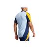 Adidas Real Madryt SS24 Colorblock Wygodna Moda Okrągły Dekolt Krótki Rękaw Koszulka Piłkarska Męska Top Niebieski IT5125