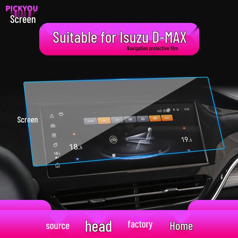 Foton General G7/Feifan ER6 Tempered Glass GPS Screen for Isuzu DMAX Console