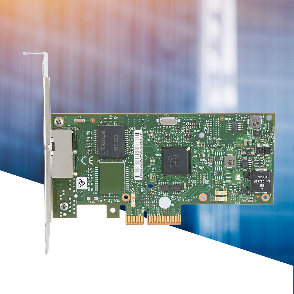 For Intel I350AM4 for HP NC361T PCI E Dual Port Gigabit Network Card for Desktop Computers