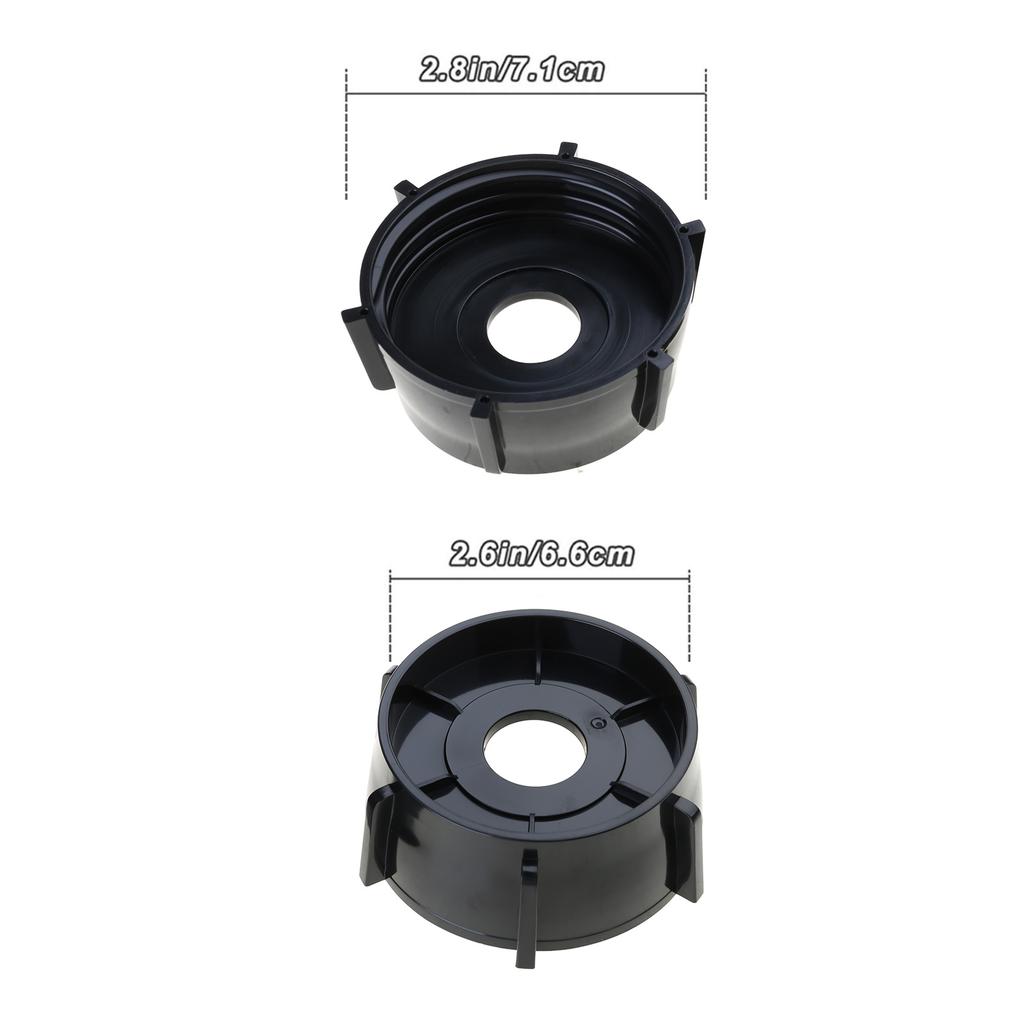 Set of 2 Blender Replacement Part Universal Juicer Base Juicer Bottom Base Plastic Texture for Blender Mixer