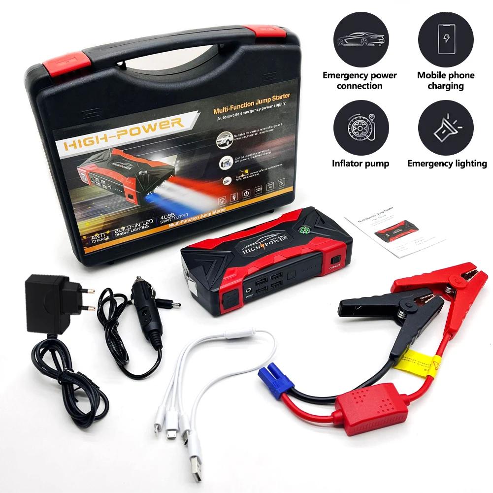 99800mAh 20000mAh Car Jump Starter 3000A Starting Device Portable Power Bank Battery Starter Launcher For Car Booster Articles