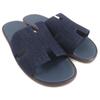 Makellose HERMES Sandalen Izmir H-Logo Slide Indigo-Marine-Denim Herren 43 Gebraucht