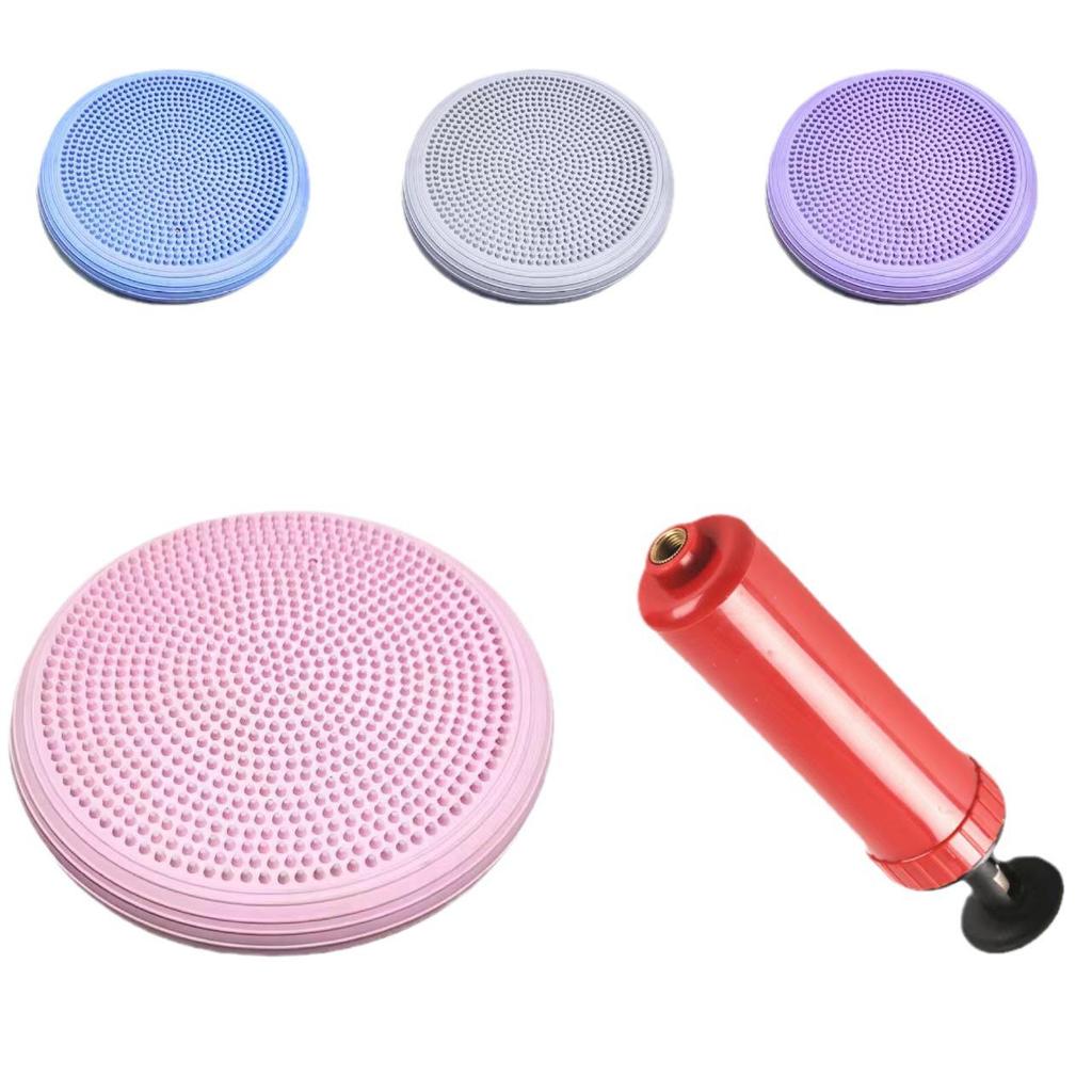 Thickened Explosion-Proof PVC Inflatable Yoga Balance Mat & Massage Cushion
