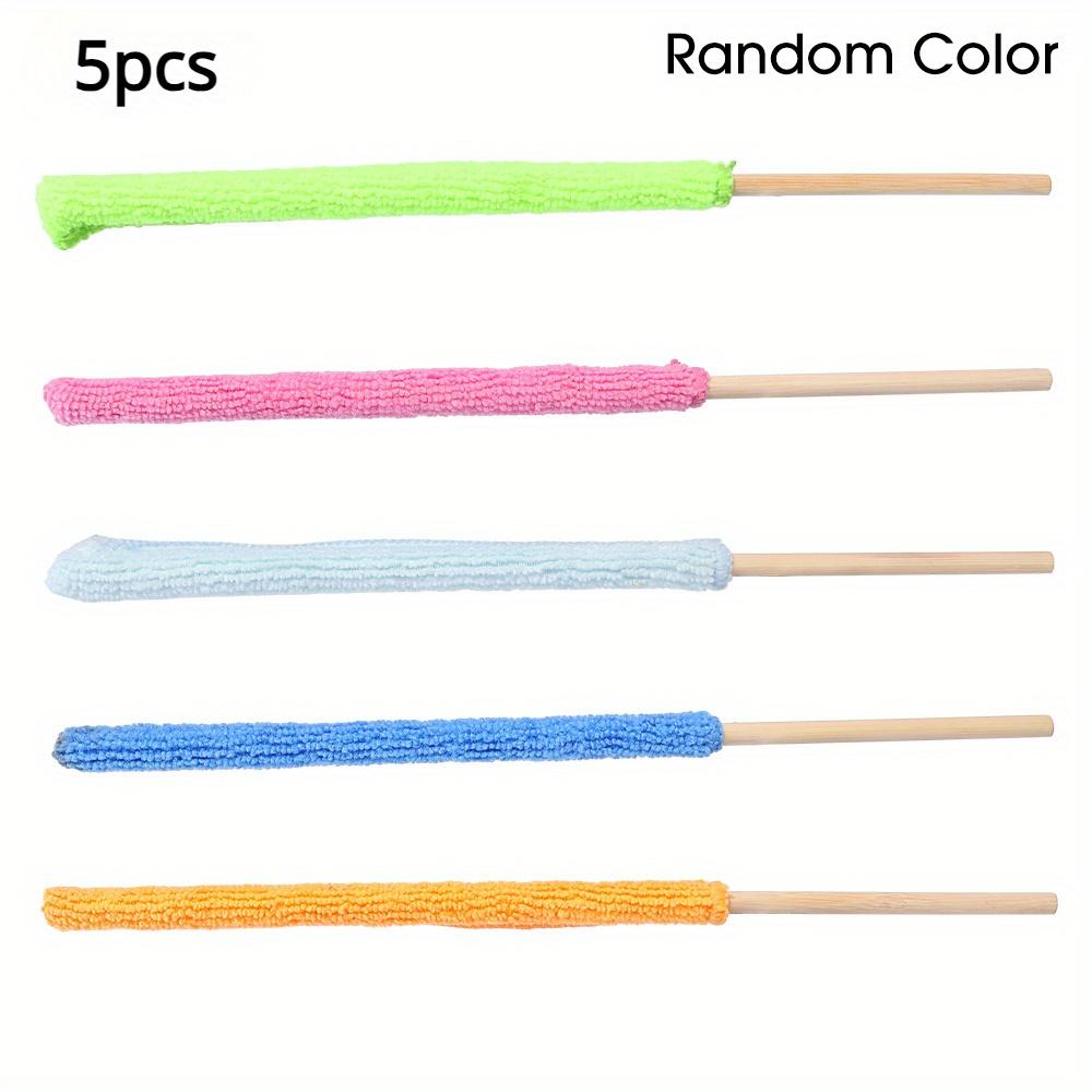 

Long Handle Multi- Cleaning Suitable for Vehicle & Household - Washable Microfiber Bristles with, 5pcs
