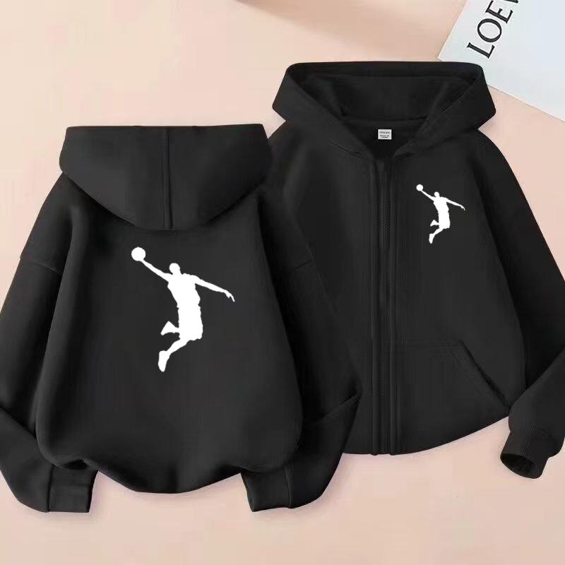 Fashionable Cartoon Printed Sports Zipper Jackets for Boys Girls Suitable for Children Aged3 To13 for Casual Anime Autumn Winter