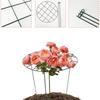 Plant Support Stakes Peony Cages Rings 4pcs Metal Frame Flower Rings Upright Flower Protection Gardening Supplies for Indoor