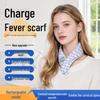 Graphene Rechargeable Heating Scarf for Neck and Spine Therapy