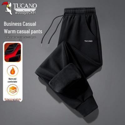 Men's Plush Lined Casual Jogger Pants