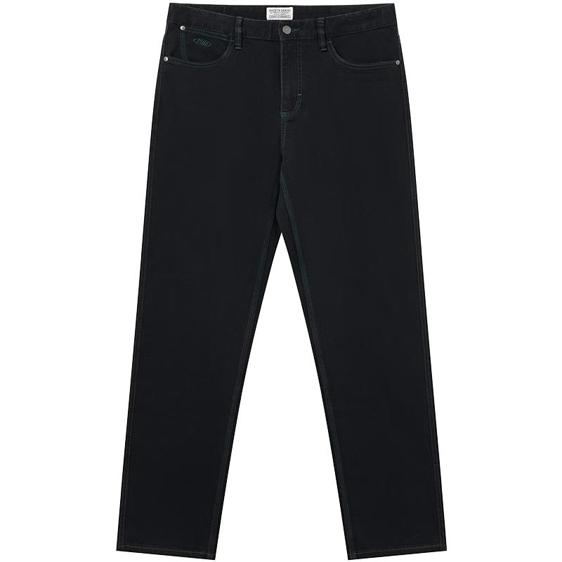 HAZZYS Men's PHIZ Classic Washed Straight-Leg Jeans