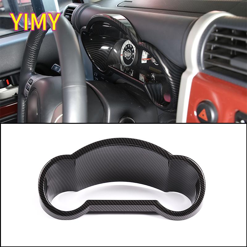 For Toyota FJ Cruiser 2007- LHD ABS Carbon Fiber Automotive Parts Control Shift Panel Decorative Strip Cover Accessories