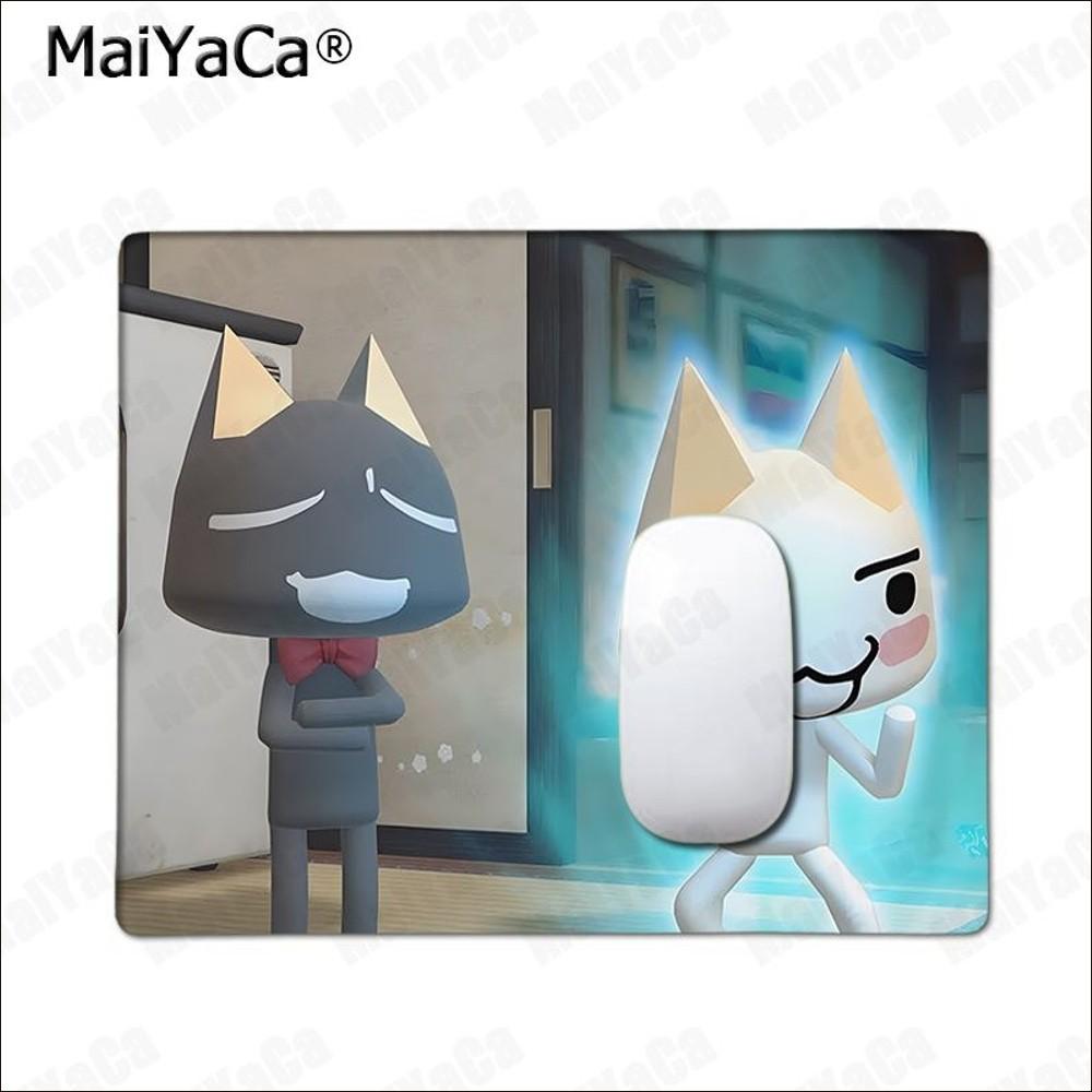 Cute Toro Inoue Cat  Mousepad Rubber Small Thickened Mouse Pad Gaming Keyboard Table Mat Office Supplies Room Decor Mouse Carpet