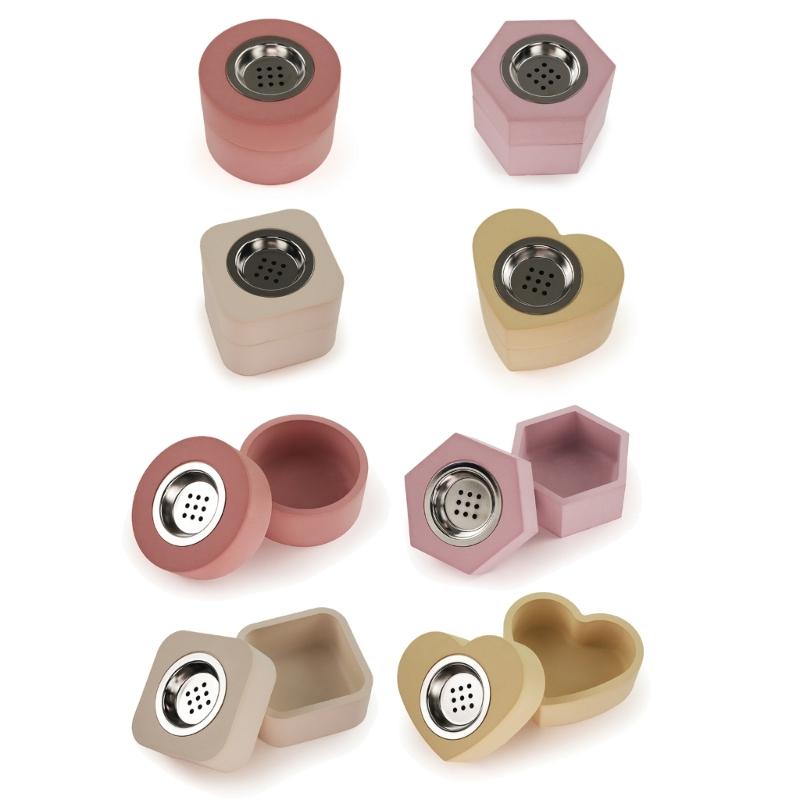 4 Sets Resin Case Molds Epoxy Resin Casting Molds for DIY Incenses Cone Holder