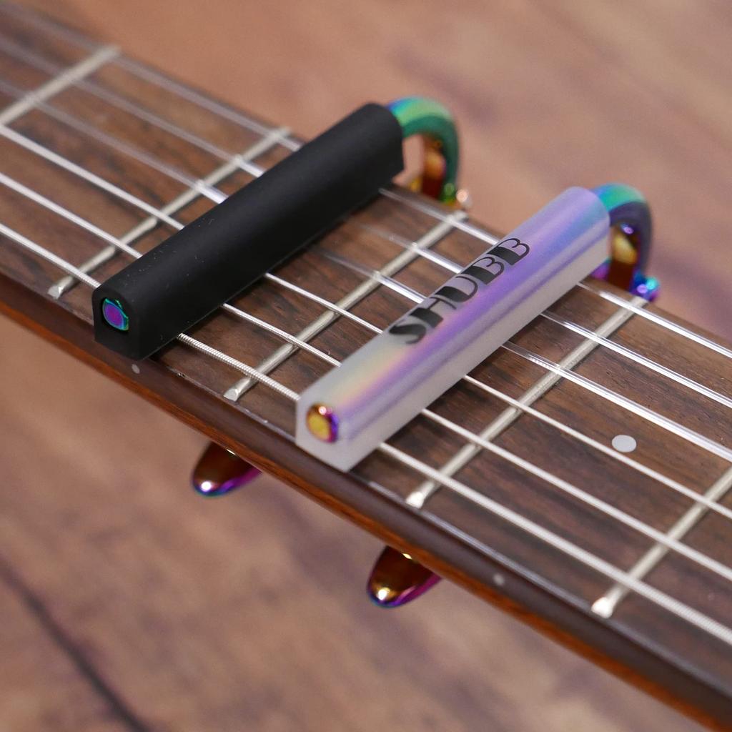 SHUBB Gitarrenkapodaster Japanischer Distributor Paua Perlmutt Schwarze Hülse für Nylonsaiten C2p/B (Autorisiertes Modell)