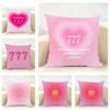 Seven Star Lucky Angel Cushion Cover Linen Minimalist Soft  for Sofa Bed Home Room Decor