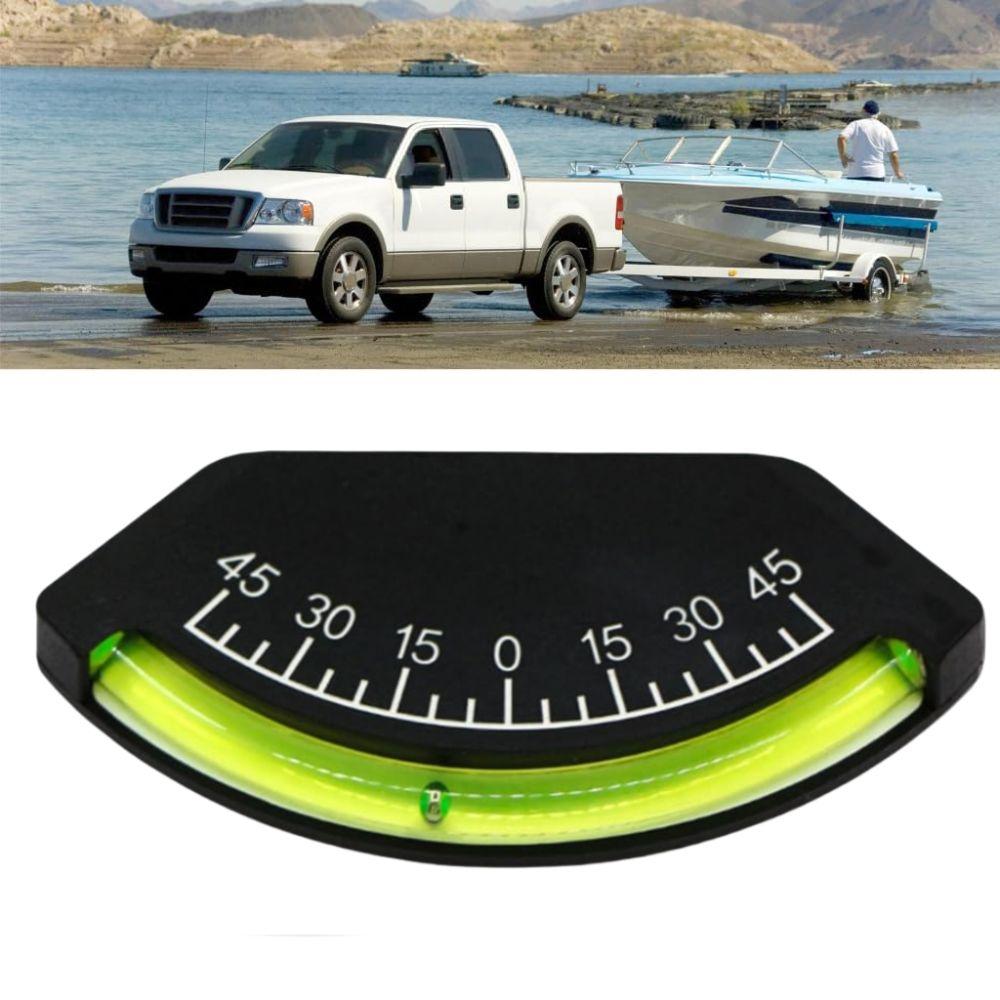 New -45 To +45 Degrees Inclinometer Easy To Read High Visibility Level Gauge Durable Portable Marine Clinometer Car or Boat