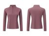 2025 Women's Sport Long Sleeve Zip Collar Polo Shirt: Outdoor Casual Warm Top