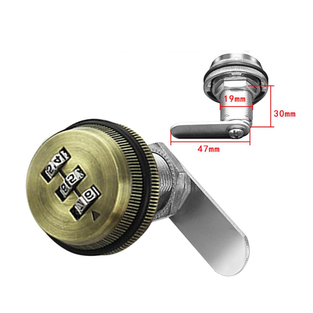 For Office For Home For School Password Lock Cabinet Lockers 3 Digital Code Box Lock Combination Lock Mail Lock