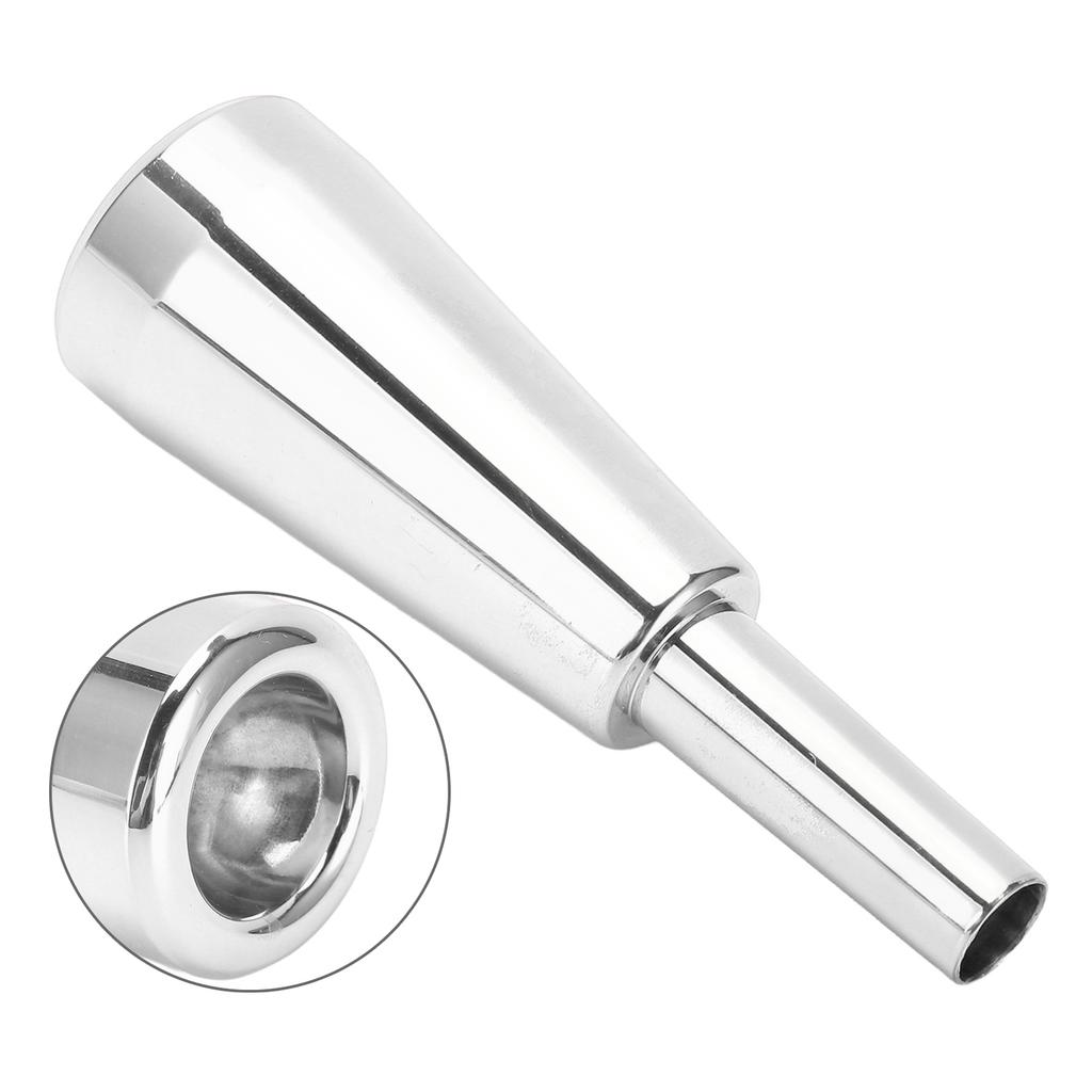 Trumpet Mouthpiece 3C Metal Material Long Lasting Luster Thicker Heavier Replaceable Mouthpiece Instrument Part
