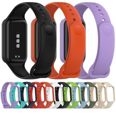 Silicone WatchBand Strap For Xiaomi Mi Band 8 Active Bracelet SmartWatch Band Accessories For Mi Band 8 Active Accessories