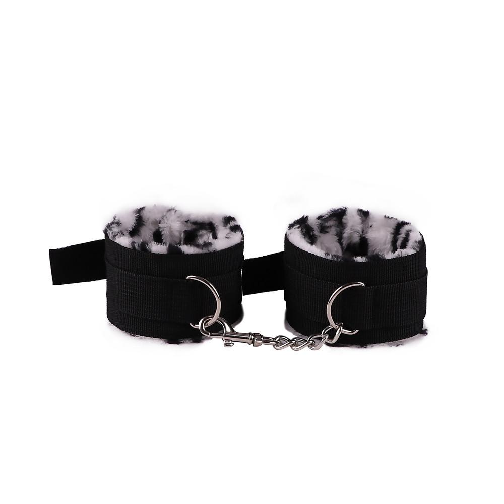 Plush Adult Game BDSM Bondage Cuffs Soft Love Handcuffs Sex Ankle Restraint Couple Role Play Adult Intimacy Gift Couple Sex Toy