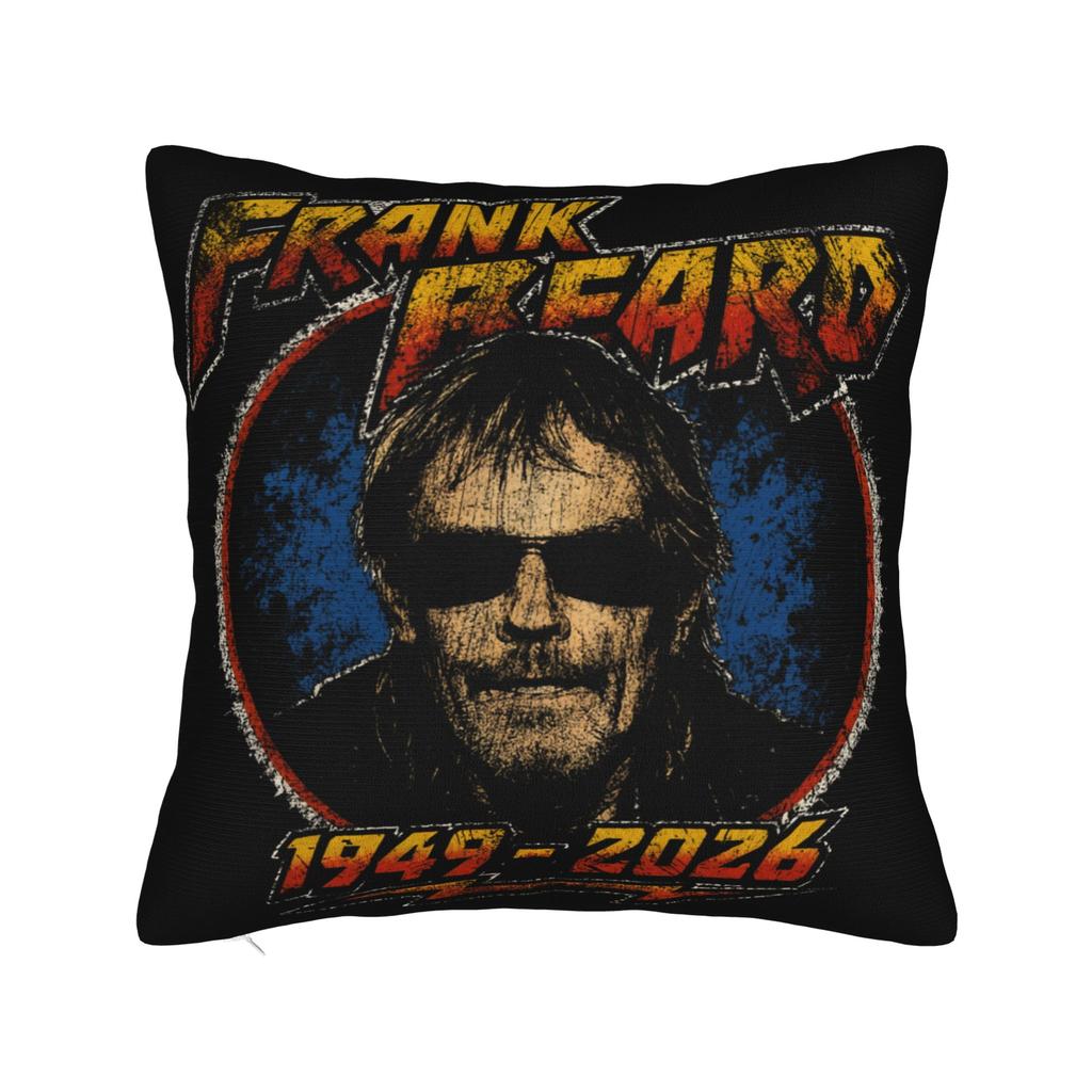 Decorative Pillowcases RIP Frank Beard Merchandise Seat Pillow Case Cover Zippered Multiple Sizes
