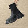 Ankle Boots Women Flats Platform Shoes 2025 New Trend Snow Boots Casual Winter Sneakers Walking Chelsea Woman Zapatos