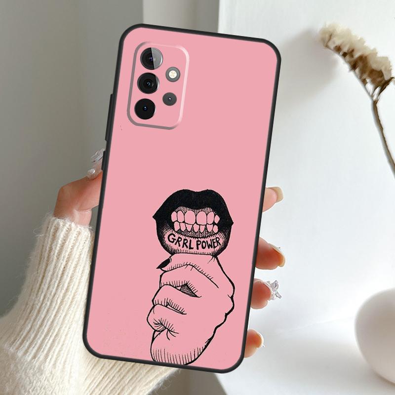Feminist Girl Power Women Case For Samsung Galaxy A55 A15 A35 A56 A06 A16 A26 A36 A32 A52 A13 A33 A53 A14 A34 A54 A17