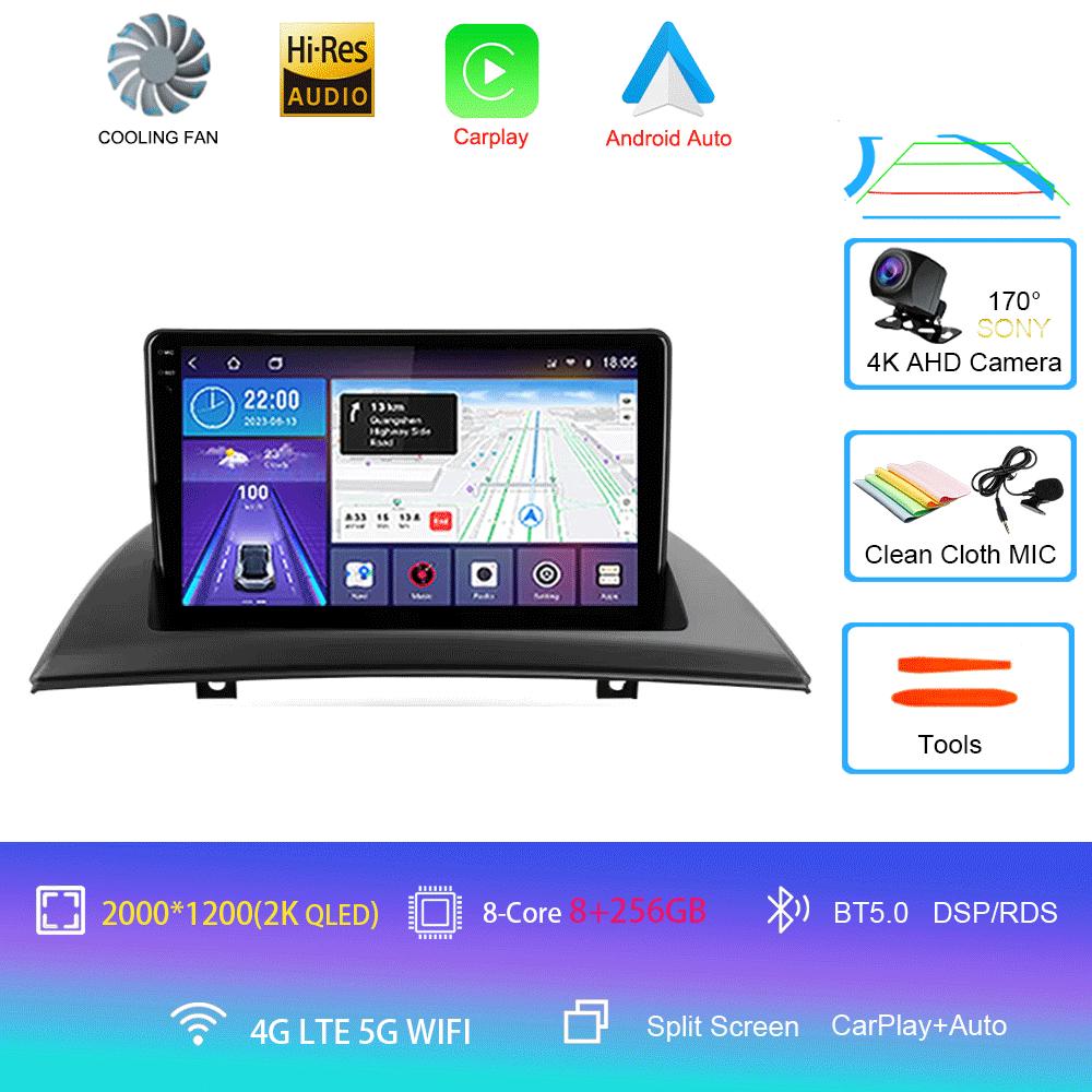 For BMW X3 E83 2004 2005 2006 2007 2008 - 2012 Car Radio Android 14 Navigation GPS Multimedia Player Stereo wifi+4G Carplay BT