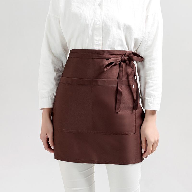 Waterproof High Imitation Nylon Half Apron for Kitchen, Cafe, and Workwear Customization